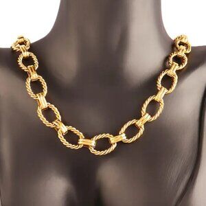 Stainless Steel 18k Gold Plated Luxurious Fashion Necklace